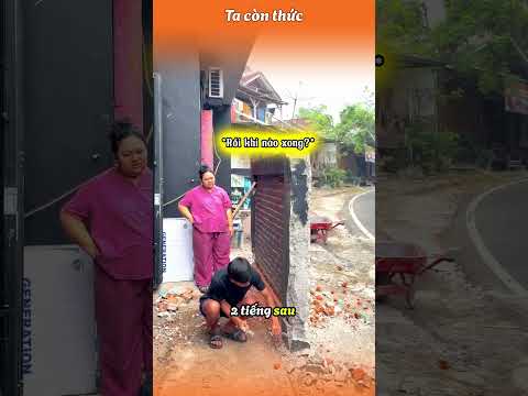 Người vợ đẩy sập cả cái tường