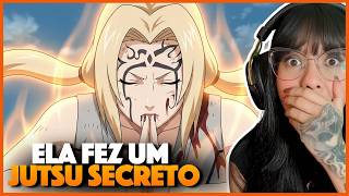 [REACT] Tsunade consegue fazer isso, é muito roubado! Ep 92-94