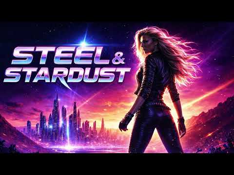 Full Song | STEEL & STARDUST ⚡ Retro Italo Cinematic Synthwave Anthem (Epic 80s Female Vocal)