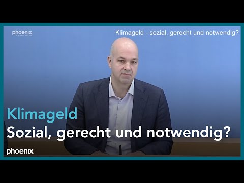 Video Thumbnail: Bundespressekonferenz: Klimageld – Wir zeigen, dass es möglich ist!