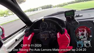 CMP Lemons Practice Lap 9/11/2020