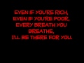 I'll be there - Parlotones with Lyrics 