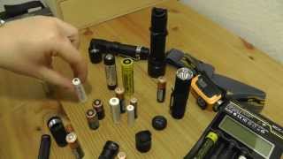 Akkus & Batterien | AAA - AA - CR123 - 18650 | EDC LED Taschenlampen Flashlight