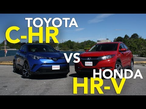 2018 Toyota C-HR vs 2017 Honda HR-V Comparison Test
