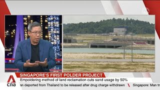 Singapore uses non-traditional method to create new land at Pulau Tekong