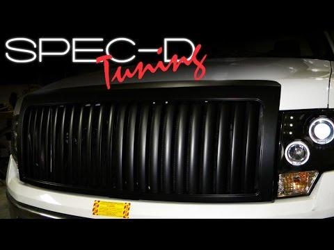 SPECDTUNING INSTALLATION VIDEO: 2009 - 2012 FORD F150 FRONT GRILLE
