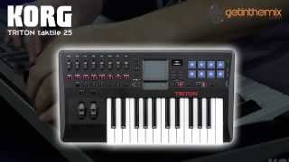 Video thumbnail for Korg Triton Taktile 25 USB and MIDI Keyboard Controller by GetintheMix