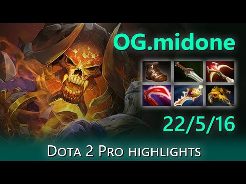 midone 22-5 Clinkz ACTIVE SAFELANER GOES DIVINE | Dota 2 Epic Pro Highlights