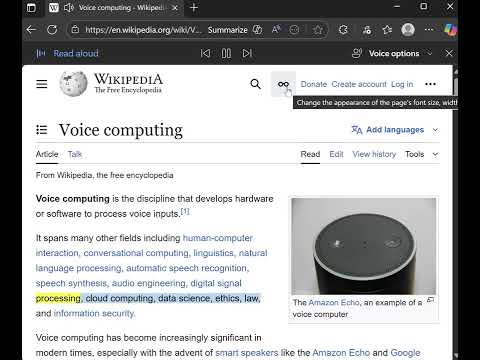 Start Read Aloud Voice Command (Voice Computing) #python #coding #innovation #technology