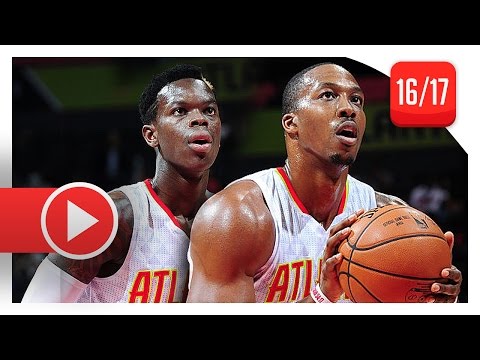Dennis Schroder & Dwight Howard Full PS Highlights vs Pistons (2016.10.13) - 32 Pts Total!