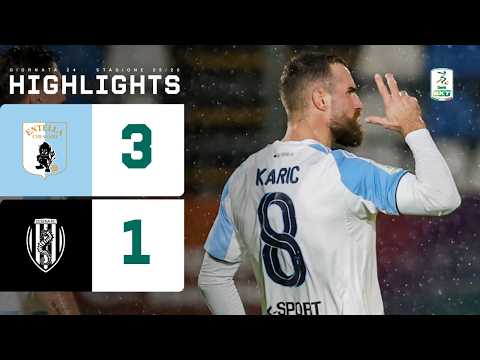 Virtus Entella - Cesena 3-1 | TRIS dei DIAVOLI NERI che tornano al successo | HIGHLIGHTS Serie BKT