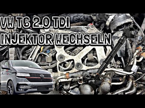 VW T6 2.0 TDI | *CXHA* | Injektoren wechseln | Drehmomentwerte | Injector Replacement