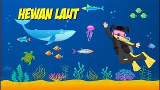 Belajar Mengenal Nama-nama Binatang Laut Bagian 1 | Bunbun Learning Sea Animals