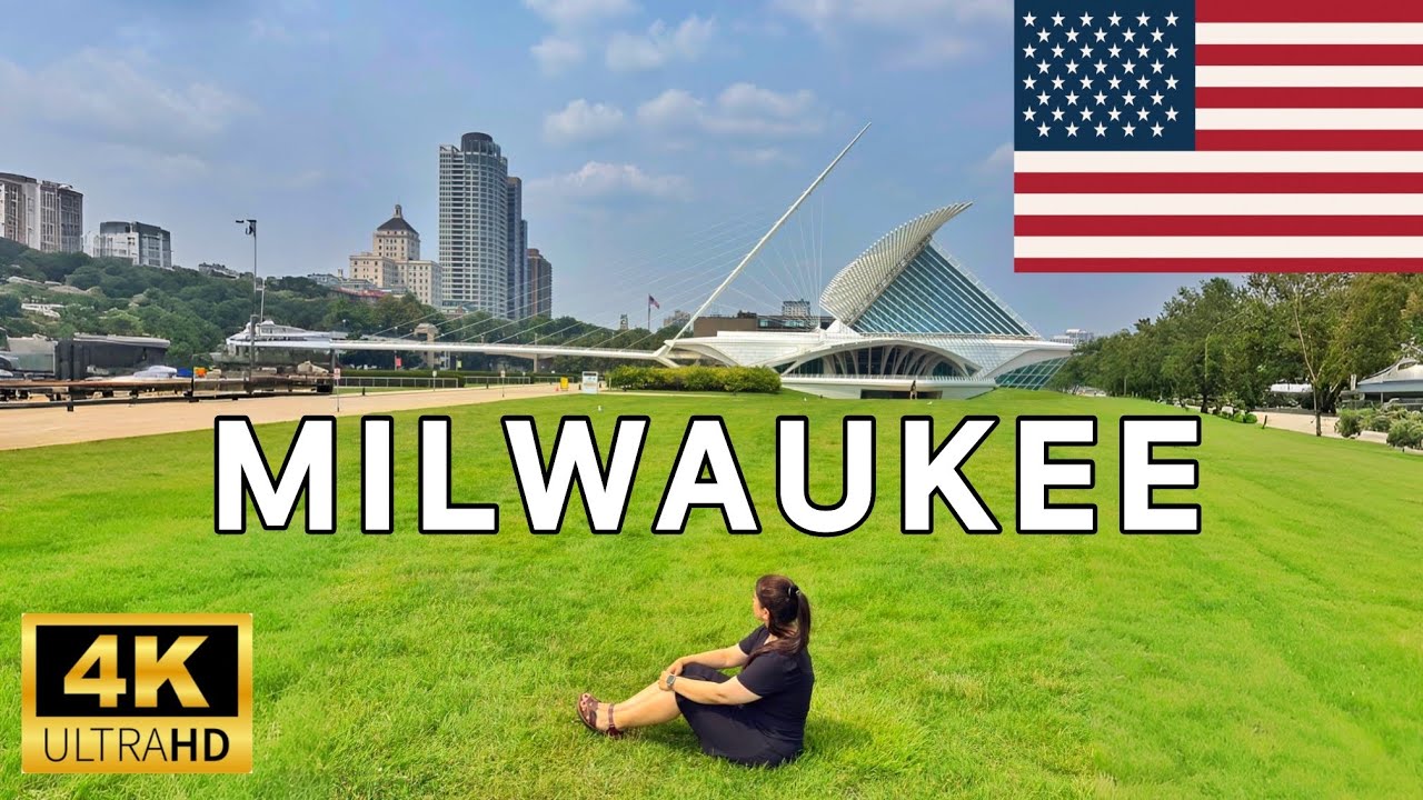 Immersive street-level walking tour through Milwaukee, WI, United States, showcasing authentic urban landscapes, local architecture, and the vibrant atmosphere of the city's neighborhoods
