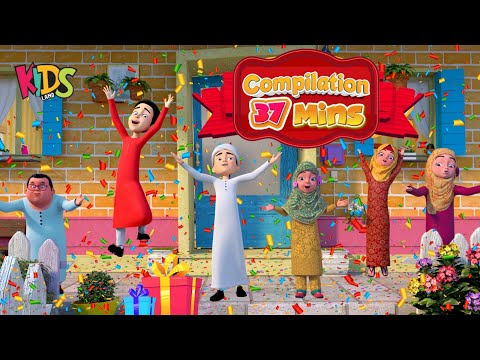 All Eid Episodes Compilation | Ghulam Rasool & Kaeez Fatima | Cartoon Series | Kidsland