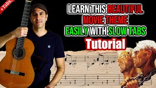 Papillon Soundtrack Guitar Tutorial | Fingerstyle Lesson with Slow Tabs