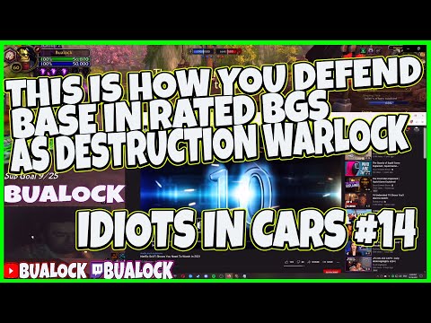 This is How To Defend Base as Destruction Warlock in Rated Battlegrounds - Idiots in Cars #14