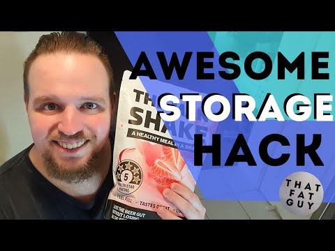 STORING THE MAN SHAKE (the smart way) - That Fat guy's Weight Loss Journey Day 132.