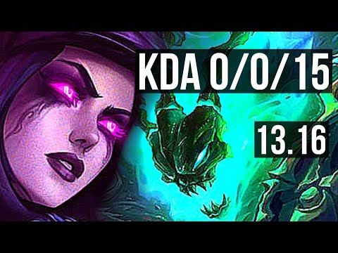 MORGANA & Caitlyn vs THRESH & Kai'Sa (SUP) | 0/0/15 | EUW Master | 13.16