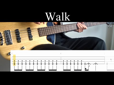 Walk (Pantera) - Bass Cover (With Tabs) by Leo Düzey