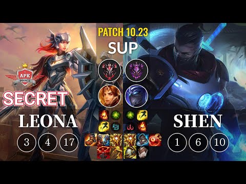 APK Secret Leona vs Shen Sup - KR Patch 10.23
