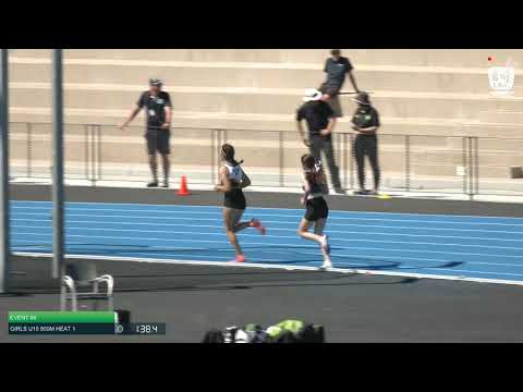 U15 Girls 800m Heat 1: 2021 State Combined Events Championships // LAVicTV
