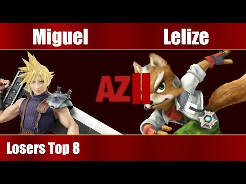 Azension II - Miguel (ROB) Vs. Lelize (Fox) - Losers Top 8 - Smash for WiiU