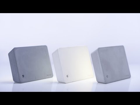 HCWD unveils white concrete version of portable LED lamp