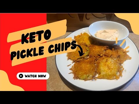 Keto Pickle Chips on the Blackstone!!!  A healthy snack in less than 2 minutes!