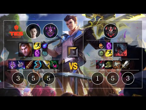 TES Moyu Jayce vs Aatrox Top - KR Master Patch 10.11