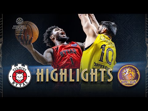 Rytas Vilnius v Hapoel Netanel Holon | Round of 16 Highlights | #BasketballCL 2025-26