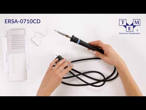 ERSA 0710CD soldering iron  UNBOXING