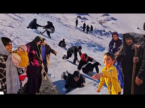 Exciting journey  of The Doora family to the snowy mountains