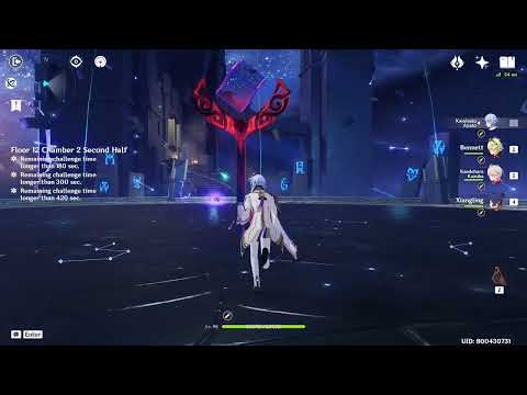 C3R5 Hypercarry Raiden & C6R5 Vape Ayato Speedrun 3.3 Abyss Floor 12