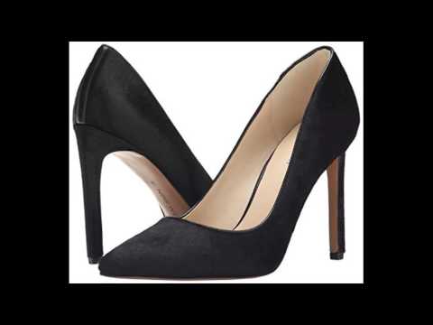 Nine West Women's Tatiana Synthetic Dress Pump, Black Pony, 7.5 M US