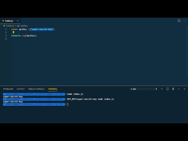 Thumbnail of Managing secrets and environment variables lesson