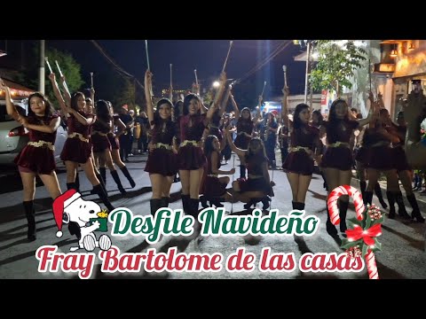 Fray Bartolome de las casas en el desfile Navideño de juayua 2025 #viralvideo #desfile #juayua #like
