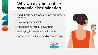 Introduction to systemic discrimination: Module 4