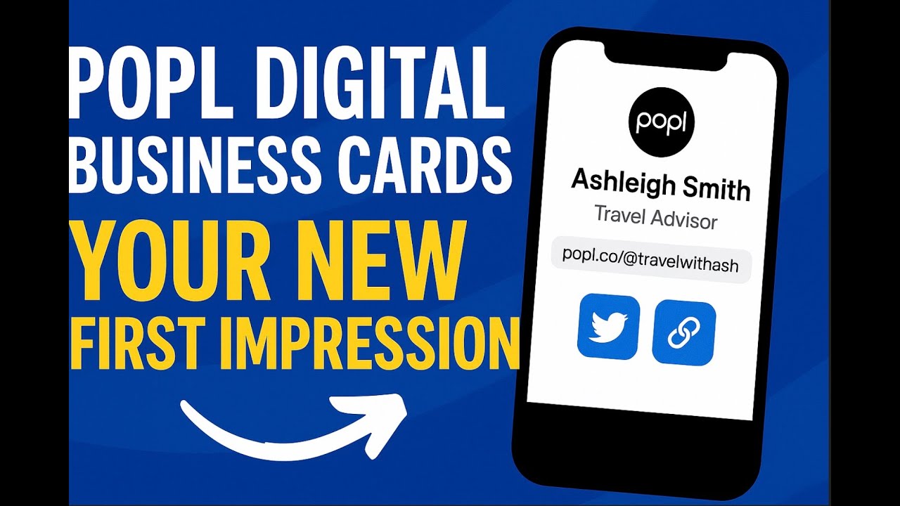 POPL DIGITAL BUSINESS CARDS  Your New First Impression!