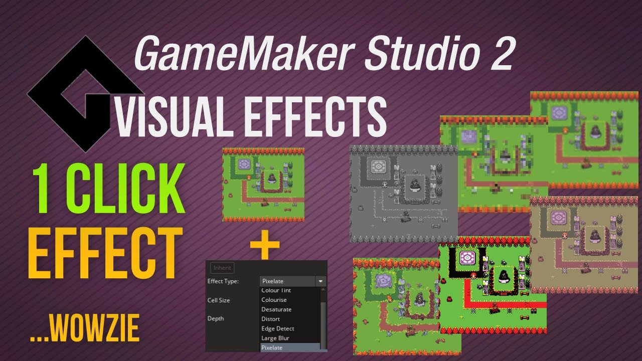 1 click effects  [GameMaker Studio 2 | Vfx]