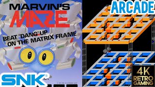 Marvin's Maze Arcade ( SNK 1983 ) 4k Gameplay