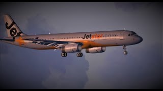 Jetstar a321 Landing | Melbourne Plane Spotting [FSX HD ]