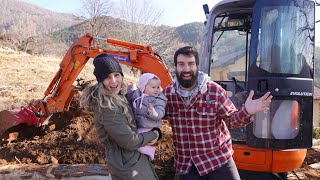 WHAT'S GOING ON? Building a LOG RETAINING WALL // NATURALISTIC ENGINEERING