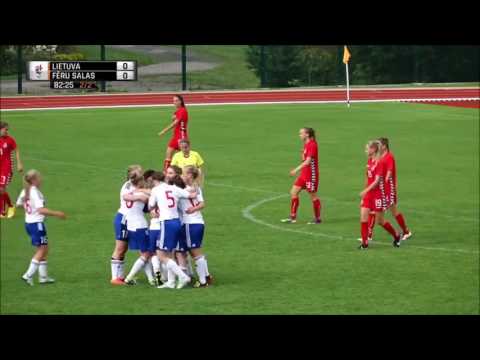 A-Landsliði Kvinnur Baltik Cup august 2016 Litava - Føroyar 0 - 1 (0-0)