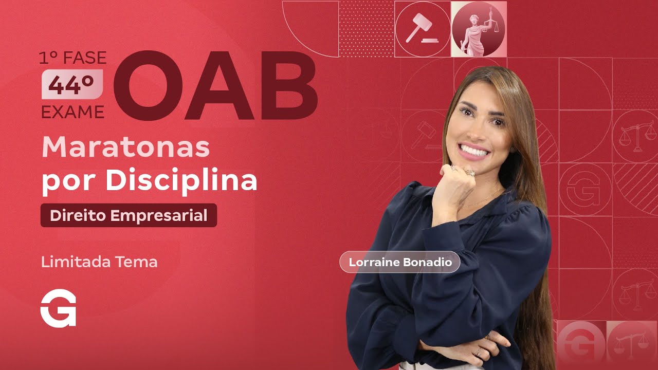1ª fase do 44º Exame OAB: Maratonas por Disciplina | Direito Empresarial: Limitada Tema