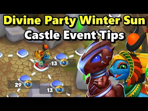 DIVINE PARTY WINTER SUN Castle Event Begins! Tips to Get the PRANA & ISIS Dragons! - DML #1628