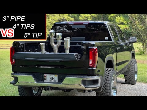 NEW 5" TIP ON AWE 3" CATBACK EXHAUST!