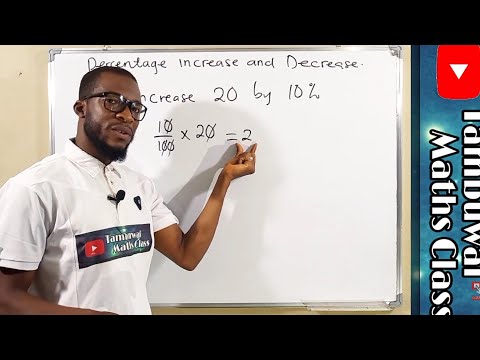 Percentage Increase and Decrease