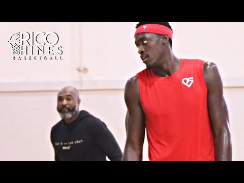 Most Improved Player & NBA Champion Pascal Siakam Workout with Rico Hines