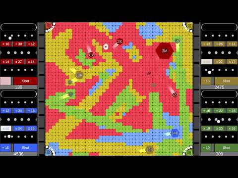 Multiply or Release X Territory War - 🖖4 Player #1 - Marble Race in Unity